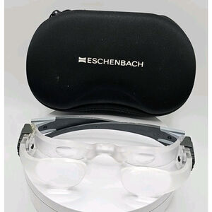 OEM Eschenbach Max TV 2.1x Zoom Magnification Glasses Made In Germany With Case